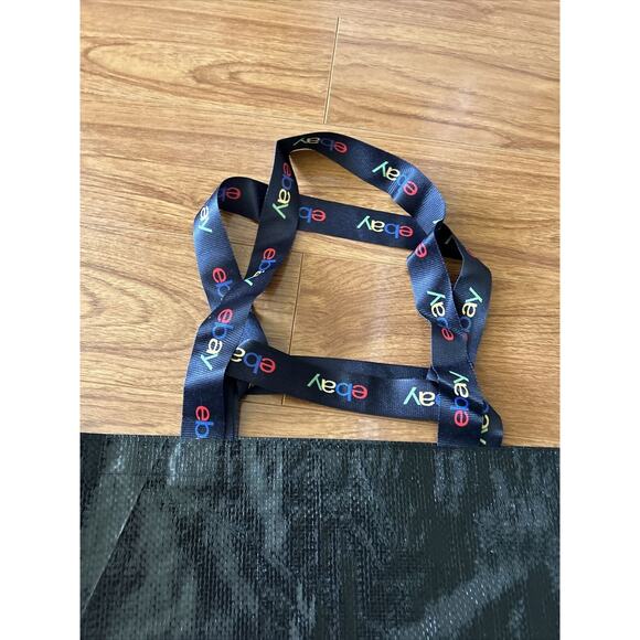 eBay Logo Branded IKEA style Frakta Large Tote Shopping Bag eBayana Shipping - Picture 3 of 7